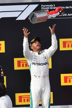 Lewis Hamilton; Mercedes Grand Prix, formula 1 GP, Frankreich Paul Ricard 24.06.2018 Photo:mspb Jerry Andre Podium, Lewis Hamilton; formula 1 GP, Frankreich 2018