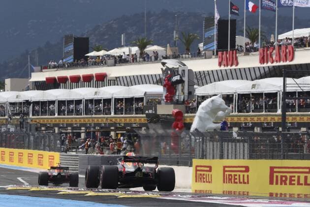 Motorsports: FIA Formula One World Championship WM Weltmeisterschaft 2018, Grand Prix of France, 3 Daniel Ricciardo (AUS, Aston Martin Red Bull Racing), Le Castellet France