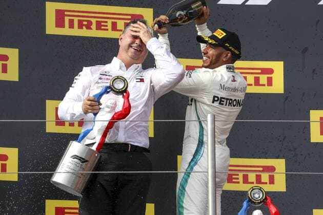 Motorsports: FIA Formula One World Championship WM Weltmeisterschaft 2018, Grand Prix of France, Ron Meadows, 44 Lewis Hamilton (GBR, Mercedes AMG Petronas Motorsport), Le Castellet France