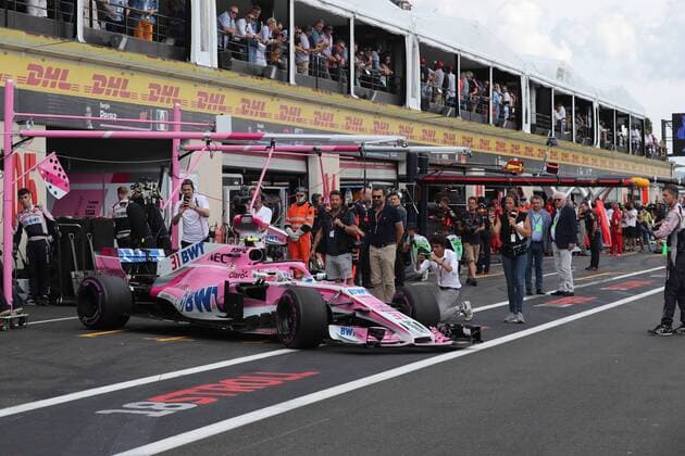 Photo4 LaPresse 24 06 2018 Paul Ricard, France Grand Prix Formula One France 2018 In the pic: race, Esteban Ocon (FRA) Sahara Force India F1 VJM11  Copyright: xPhoto4 LaPressex