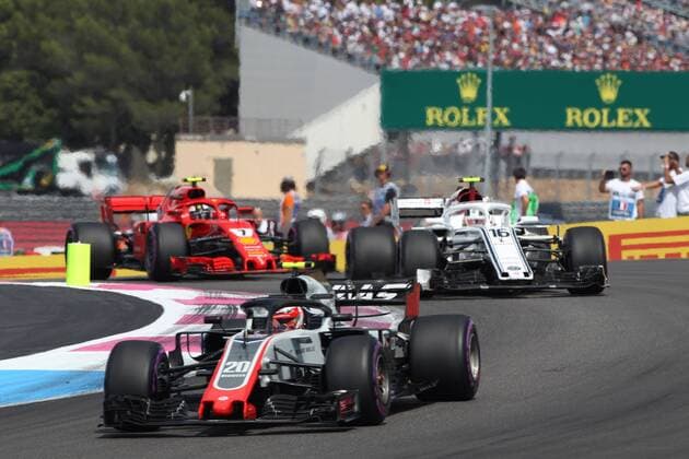 Photo4 LaPresse 24 06 2018 Paul Ricard, France Grand Prix Formula One France 2018 In the pic: race, Kevin Magnussen (DEN) Haas F1 Team VF-18  Copyright: xPhoto4 LaPressex
