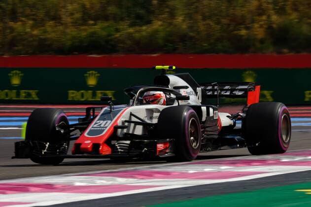 June 24, 2018 - Le Castellet, Var, France - Haas 20 Driver KEVIN MAGNUSSEN (DEN) in action during the Formula one French Grand Prix at the Paul Ricard circuit at Le Castellet - France. F1 2018: French Grand Prix : Lewis Hamilton won - ZUMAp119 20180624_zaf_p119_037 Copyright: xPierrexSteveninx