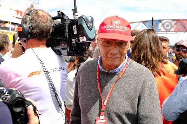 June 24, 2018 - Le Castellet, Var, France - former of Formula one three time world champion NIKI LAUDA (AUT) during the Formula one French Grand Prix at the Paul Ricard circuit at Le Castellet - France. F1 2018: French Grand Prix : Lewis Hamilton won - ZUMAp119 20180624_zaf_p119_061 Copyright: xPierrexSteveninx
