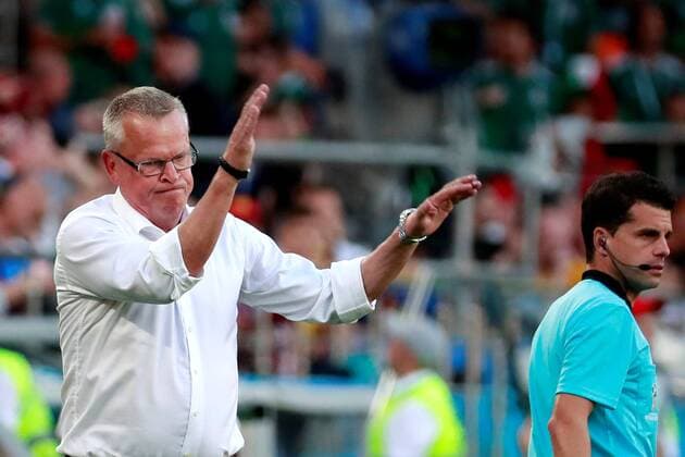 Swedish coach Janne Andersson during the FIFA World Cup WM Weltmeisterschaft Fussball 2018 Group F soccer match between Mexico and Sweden, in Ekaterinburg, Russia, 27 June 2018. MEXICO VS. SWEDEN !ACHTUNG: NUR REDAKTIONELLE NUTZUNG!  Copyright: xJosexMendezx FWC42-90 20180627-636657143651535316