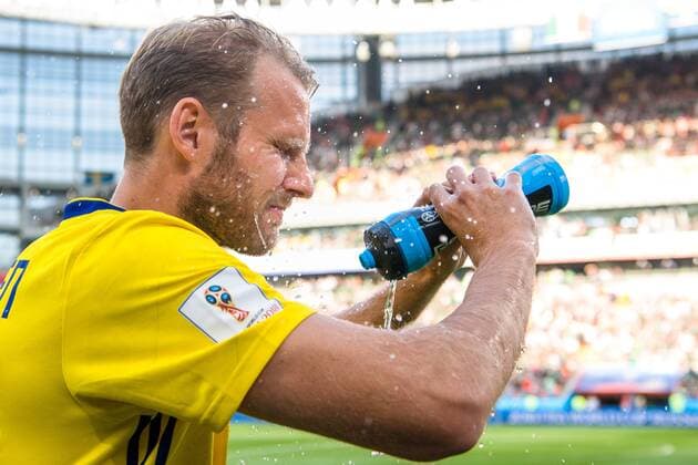 180627 Ola Toivonen of Sweden prior the FIFA World Cup WM Weltmeisterschaft Fussball group stage match between Mexico and Sweden on June 27, 2018 in Ekaterinburg. Photo: Petter Arvidson BILDBYRN kod PA 87737 Copyright: PETTERxARVIDSON BB180627PA090