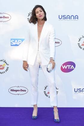 Sport - Bilder des Tages Garbine Muguruza beim Tennis on the Thames WTA Tennis Damen Event in den Bernie Spain Gardens. London, 28.06.2018