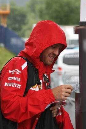 Sebastian Vettel, Scuderia Ferrari, formula 1 GP, Austria in Spielberg, 29.06.2018 Photo:mspb Jean Petin Sebastian Vettel, formula 1 GP, Austria 2018