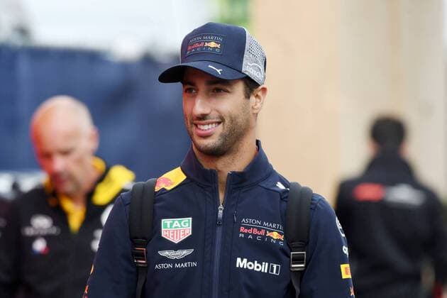 Daniel Ricciardo (Aston Martin Red Bull Racing) kommt morgens ins Fahrerlager, Formel 1 Grosser Preis von Oesterreich, Red Bull Ring, 29.06.2018, Formel 1 Grosser Preis von Oesterreich, Red Bull Ring, 29.06.2018 Spielberg Copyright: xEIBNER Florian_Schustx EP_SCHUST