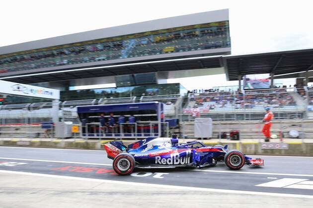 FORMULA 1 - GP of Austria 2018 SPIELBERG,AUSTRIA,29.JUN.18 - MOTORSPORTS, FORMULA 1 - Grand Prix of Austria, Red Bull Ring, free practice. Image shows Pierre Gasly (FRA Scuderia Toro Rosso). GEPAxpictures xChristianxWalgram