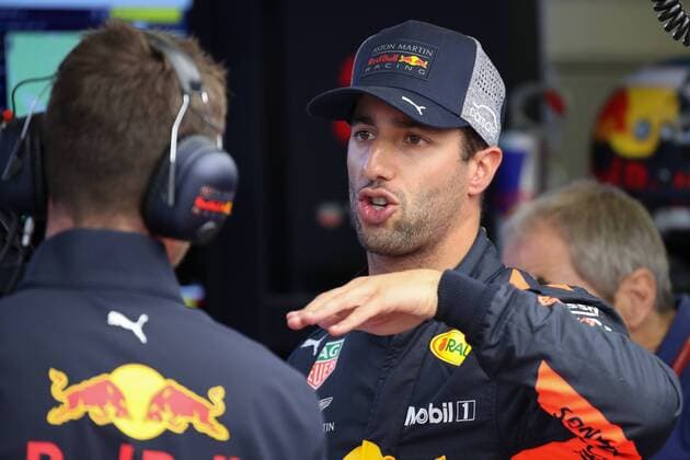 FORMULA 1 - GP of Austria 2018 SPIELBERG,AUSTRIA,29.JUN.18 - MOTORSPORTS, FORMULA 1 - Grand Prix of Austria, Red Bull Ring, free practice. Image shows Daniel Ricciardo (AUS Red Bull Racing). GEPAxpictures xChristianxWalgram