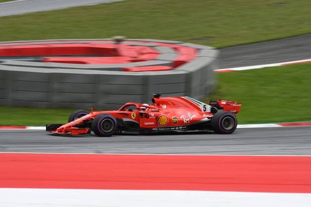 Sebastian Vettel (Scuderia Ferrari), Formel 1 Grosser Preis von Oesterreich, Red Bull Ring, 28.06.2018, Formel 1 Grosser Preis von Oesterreich, Red Bull Ring, 28.06.2018 Spielberg Copyright: xEIBNER Florian_Schustx EP_SCHUST