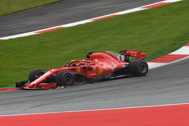 Sebastian Vettel (Scuderia Ferrari), Formel 1 Grosser Preis von Oesterreich, Red Bull Ring, 28.06.2018, Formel 1 Grosser Preis von Oesterreich, Red Bull Ring, 28.06.2018 Spielberg Copyright: xEIBNER Florian_Schustx EP_SCHUST
