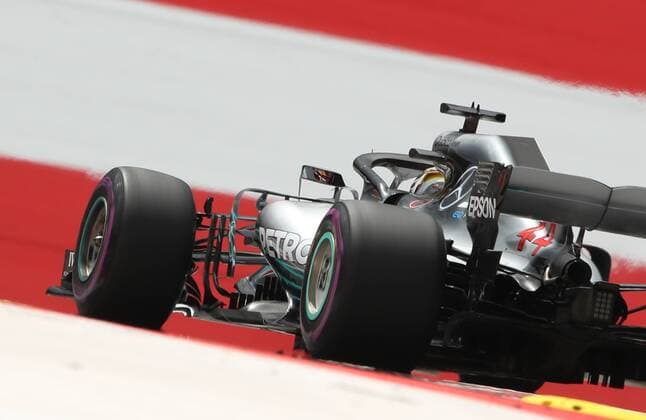 FORMULA 1 - GP of Austria 2018 SPIELBERG,AUSTRIA,29.JUN.18 - MOTORSPORTS, FORMULA 1 - Grand Prix of Austria, Red Bull Ring, free practice. Image shows Lewis Hamilton (GBR Mercedes). GEPAxpictures xAndreasxPranter