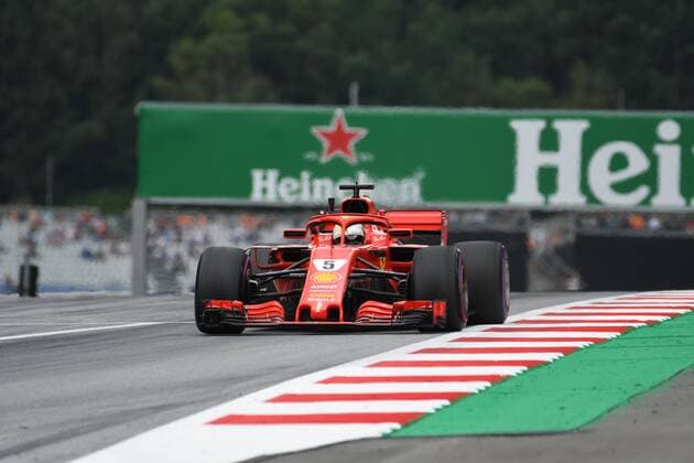 Sebastian Vettel (Scuderia Ferrari), Formel 1 Grosser Preis von Oesterreich, Red Bull Ring, 28.06.2018, Formel 1 Grosser Preis von Oesterreich, Red Bull Ring, 28.06.2018 Spielberg Copyright: xEIBNER Florian_Schustx EP_SCHUST