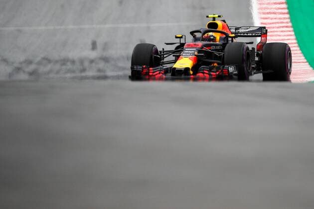 FORMULA 1 - GP of Austria 2018 SPIELBERG,AUSTRIA,29.JUN.18 - MOTORSPORTS, FORMULA 1 - Grand Prix of Austria, Red Bull Ring, free practice. Image shows Max Verstappen (NED Red Bull Racing). GEPAxpictures xMaticxKlansek