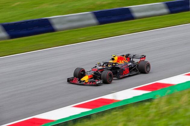 28.06.2018, Red Bull Ring, Spielberg, AUT, FIA, Formel 1, Grosser Preis von Oesterreich, Training, im Bild Max Verstappen (NED, Red Bull Racing) Dutch Formula One driver Max Verstappen of Red Bull Racing during training of the Austrian FIA Formula One Grand Prix at the Red Bull Ring in Spielberg, France on 2018 06 28. Spielberg