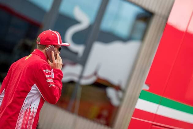 28.06.2018, Red Bull Ring, Spielberg, AUT, FIA, Formel 1, Grosser Preis von Oesterreich, Training, im Bild Kimi Raeikkoenen (FIN, Scuderia Ferrari) Finnish Formula One driver Kimi Raeikkoenen of Scuderia Ferrari during training of the Austrian FIA Formula One Grand Prix at the Red Bull Ring in Spielberg, France on 2018 06 28. Spielberg