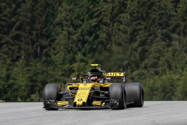 28.06.2018, Red Bull Ring, Spielberg, AUT, FIA, Formel 1, Grosser Preis von Oesterreich, Training, im Bild Carlos Sainz jr. (ESP, Renault) Spanish Formula One driver Carlos Sainz jr. of Renault during training of the Austrian FIA Formula One Grand Prix at the Red Bull Ring in Spielberg, France on 2018 06 28. Spielberg