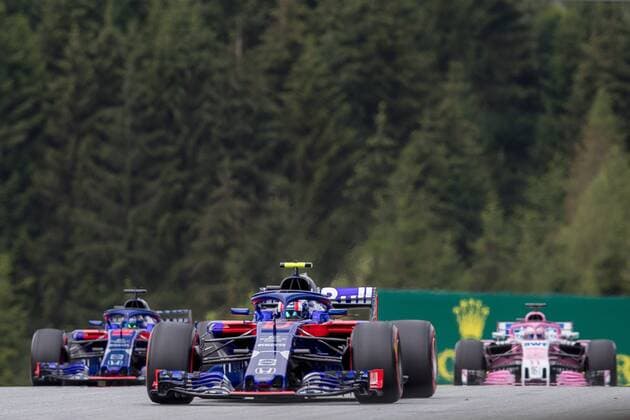 28.06.2018, Red Bull Ring, Spielberg, AUT, FIA, Formel 1, Grosser Preis von Oesterreich, Training, im Bild Pierre Gasly (FRA, Toro Rosso) French Formula One driver Pierre Gasly of Toro Rosso during training of the Austrian FIA Formula One Grand Prix at the Red Bull Ring in Spielberg, France on 2018 06 28. Spielberg