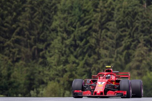28.06.2018, Red Bull Ring, Spielberg, AUT, FIA, Formel 1, Grosser Preis von Oesterreich, Training, im Bild Kimi Raeikkoenen (FIN, Scuderia Ferrari) Finnish Formula One driver Kimi Raeikkoenen of Scuderia Ferrari during training of the Austrian FIA Formula One Grand Prix at the Red Bull Ring in Spielberg, France on 2018 06 28. Spielberg