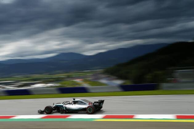 Motorsports: FIA Formula One World Championship WM Weltmeisterschaft 2018, Grand Prix of Austria, 44 Lewis Hamilton (GBR, Mercedes AMG Petronas Motorsport), Spielberg Austria