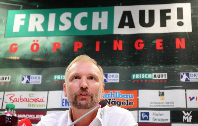 BAU 29.06.2018 Göppingen Handball Frisch Auf! Göppingen PK Hartmut Mayerhoffer wird als Trainer vorgestellt