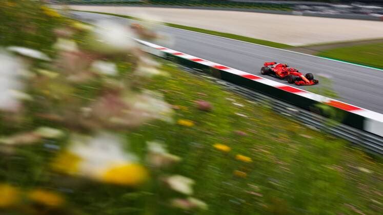 FORMULA 1 - GP of Austria 2018 SPIELBERG,AUSTRIA,29.JUN.18 - MOTORSPORTS, FORMULA 1 - Grand Prix of Austria, Red Bull Ring, free practice. Image shows Kimi Raikkoenen (FIN Ferrari). GEPAxpictures xDanielxGoetzhaber