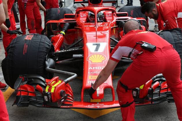 Photo4 LaPresse 29 06 2018 Spielberg, Austria Grand Prix Formula One Austria 2018 In the pic: free Practice 1, Kimi Raikkonen (FIN) Scuderia Ferrari SF71H  Copyright: xPhoto4 LaPressex