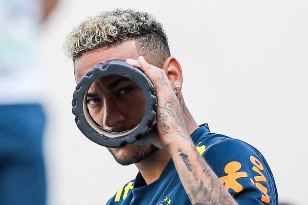 Sport Themen der Woche KW26 Sport Bilder des Tages SOCHI, RUSSIA - JUNE 29, 2018: Neymar of the Brazilian men s national football team during a training session at Yug Stadium. Sergei Bobylev TASS  TS087190