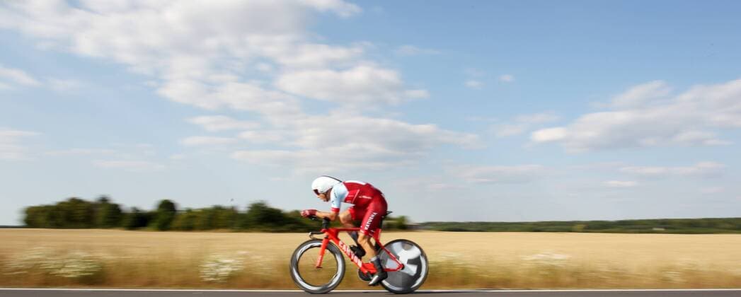 Sport Bilder des Tages Radsport, Deutsche Meisterschaft Einzelzeitfahren 2018 Männer Elite über 45km am 29.06.2018 in Einhausen (HES), xmdx, Tony Martin (Team Katusha Alpecin ) sichert sich erneut den Titel des Deutschen Meisters in Einzelzeitfahren, Deutsche Meisterschaften Einzelzeitfahren 2018