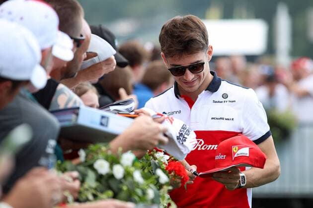 FORMULA 1 - GP of Austria 2018 SPIELBERG,AUSTRIA,30.JUN.18 - MOTORSPORTS, FORMULA 1 - Grand Prix of Austria, Red Bull Ring, free practice. Image shows Charles Leclerc (MON Sauber). GEPAxpictures xChristianxWalgram
