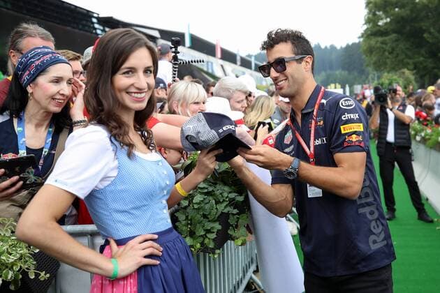 FORMULA 1 - GP of Austria 2018 SPIELBERG,AUSTRIA,30.JUN.18 - MOTORSPORTS, FORMULA 1 - Grand Prix of Austria, Red Bull Ring, free practice. Image shows Daniel Ricciardo (AUS Red Bull Racing). GEPAxpictures xChristianxWalgram