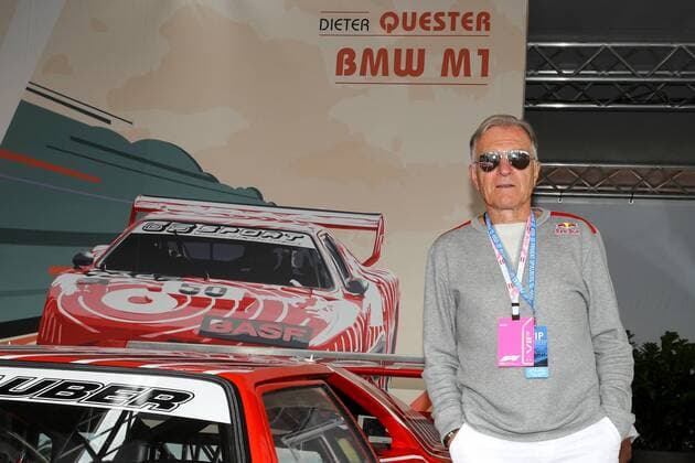 FORMULA 1 - GP of Austria 2018 SPIELBERG,AUSTRIA,30.JUN.18 - MOTORSPORTS - Grand Prix of Austria, Red Bull Ring, legends parade. Image shows Dieter Quester and BMW M1. GEPAxpictures xMaticxKlansek