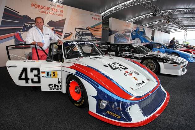 FORMULA 1 - GP of Austria 2018 SPIELBERG,AUSTRIA,30.JUN.18 - MOTORSPORTS - Grand Prix of Austria, Red Bull Ring, legends parade. Image shows Jochen Mass and Porche 935. GEPAxpictures xMaticxKlansek