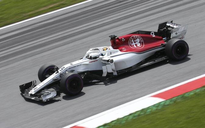 FORMULA 1 - GP of Austria 2018 SPIELBERG,AUSTRIA,30.JUN.18 - MOTORSPORTS, FORMULA 1 - Grand Prix of Austria, Red Bull Ring, free practice. Image shows Marcus Ericsson (SWE Sauber). GEPAxpictures xWolfgangxGrebien