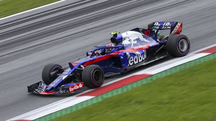 FORMULA 1 - GP of Austria 2018 SPIELBERG,AUSTRIA,30.JUN.18 - MOTORSPORTS, FORMULA 1 - Grand Prix of Austria, Red Bull Ring, free practice. Image shows Pierre Gasly (FRA Scuderia Toro Rosso). GEPAxpictures xWolfgangxGrebien