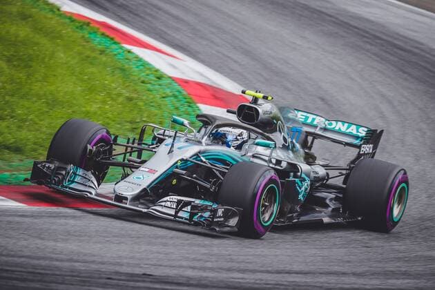 30.06.2018, Red Bull Ring, Spielberg, AUT, FIA, Formel 1, Grosser Preis von Oesterreich, Training, im Bild Valtteri Bottas (FIN, Mercedes) Finnish Formula One driver Valtteri Bottas of Mercedes during training of the Austrian FIA Formula One Grand Prix at the Red Bull Ring in Spielberg, Spielberg
