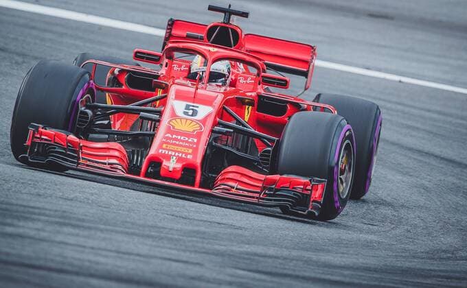 30.06.2018, Red Bull Ring, Spielberg, AUT, FIA, Formel 1, Grosser Preis von Oesterreich, Training, im Bild Sebastian Vettel (GER, Scuderia Ferrari) German Formula One driver Sebastian Vettel of Scuderia Ferrari during training of the Austrian FIA Formula One Grand Prix at the Red Bull Ring in Spielberg, Spielberg