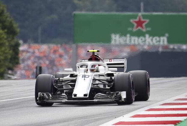 FORMULA 1 - GP of Austria 2018 SPIELBERG,AUSTRIA,30.JUN.18 - MOTORSPORTS, FORMULA 1 - Grand Prix of Austria, Red Bull Ring, free practice. Image shows Charles Leclerc (MON Sauber). GEPAxpictures xWolfgangxGrebien