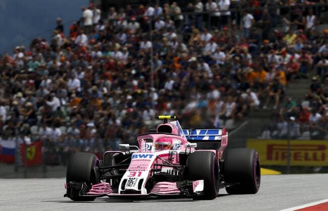 Motorsports: FIA Formula One World Championship WM Weltmeisterschaft 2018, Grand Prix of Austria, 31 Esteban Ocon (FRA, Sahara Force India F1 Team), Spielberg Austria