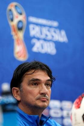 WM 2018, Pressekonferenz Nationalteam Kroatien Modric and Dalic press conference PK Pressekonferenz 30.06.2018., Russia,Nizhny Novgorod - World Cup in Russia 2018, Luka Modric and Zlatko Dalic held a press conference ahead of tomorrow s match with Denmark. Zlatko Dalic  IgorxKralj PIXSELL