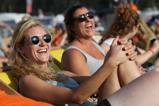 FORMULA 1 - GP of Austria 2018 SPIELBERG,AUSTRIA,30.JUN.18 - MOTORSPORTS, FORMULA 1 - Grand Prix of Austria, Red Bull Ring, qualifying. Image shows fans at the Max Verstappen village. GEPAxpictures xChristianxWalgram