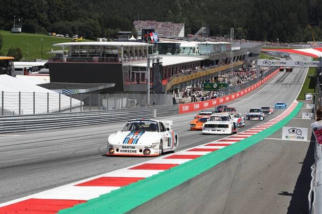 FORMULA 1 - GP of Austria 2018 SPIELBERG,AUSTRIA,01.JUL.18 - MOTORSPORTS - Grand Prix of Austria, Red Bull Ring, legends parade. Image shows Gerhard Berger (Porsche 935). GEPAxpictures xAndreasxPranter