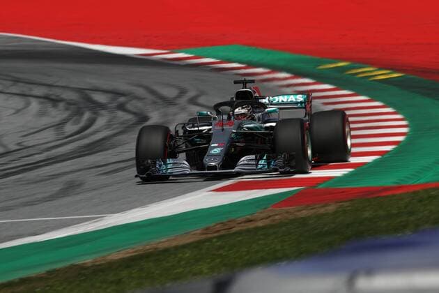 FORMULA 1 - GP of Austria 2018 SPIELBERG,AUSTRIA,01.JUL.18 - MOTORSPORTS - Grand Prix of Austria, Red Bull Ring. Image shows Lewis Hamilton (GBR Mercedes GP). GEPAxpictures xDanielxGoetzhaber