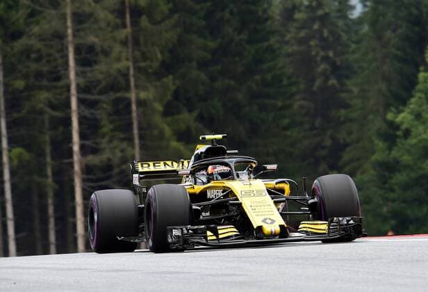 Carlos Sainz junior, Renault F1 Team, formula 1 GP, Austria in Spielberg, 01.07.2018 Photo:mspb Jean Petin Carlos Sainz junior, formula 1 GP, Austria 2018