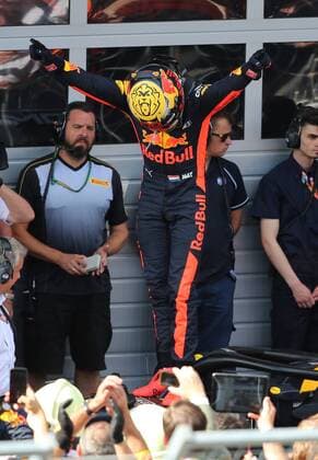 Max Verstappen, Red Bull Racing, formula 1 GP, Austria in Spielberg, 01.07.2018 Photo:mspb Jean Petin Sieger, Max Verstappen, formula 1 GP, Austria 2018