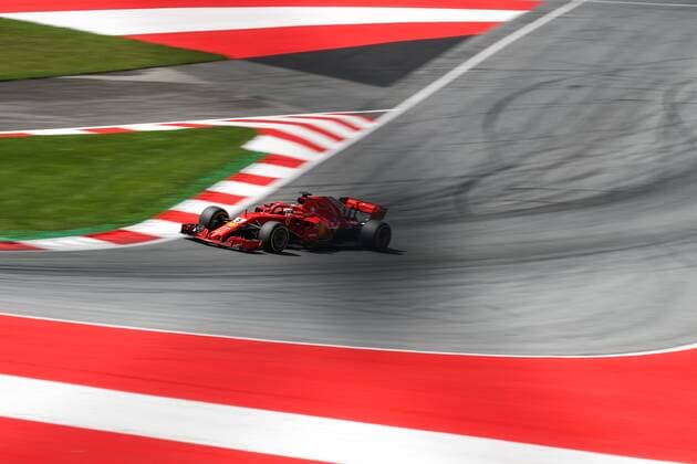 FORMULA 1 - GP of Austria 2018 SPIELBERG,AUSTRIA,01.JUL.18 - MOTORSPORTS - Grand Prix of Austria, Red Bull Ring. Image shows Sebastian Vettel (GER Ferrari). GEPAxpictures xDanielxGoetzhaber
