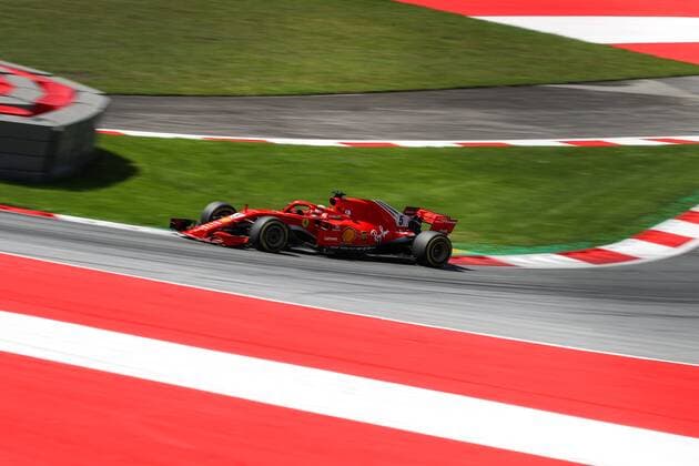 FORMULA 1 - GP of Austria 2018 SPIELBERG,AUSTRIA,01.JUL.18 - MOTORSPORTS - Grand Prix of Austria, Red Bull Ring. Image shows Sebastian Vettel (GER Ferrari). GEPAxpictures xDanielxGoetzhaber
