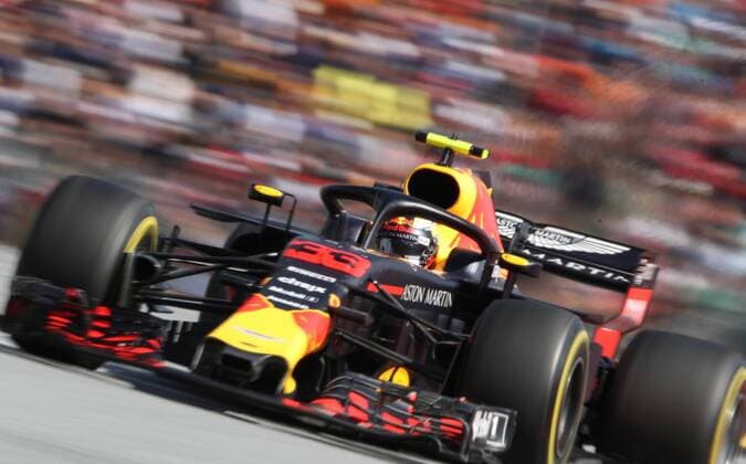 MOTORSPORTS - The Flying Bulls Air Show SPIELBERG,AUSTRIA,01.JUL.18 - MOTORSPORTS - The Flying Bulls Air Show. Image shows Max Verstappen (NED Red Bull Racing). GEPAxpictures xAndreasxPranter