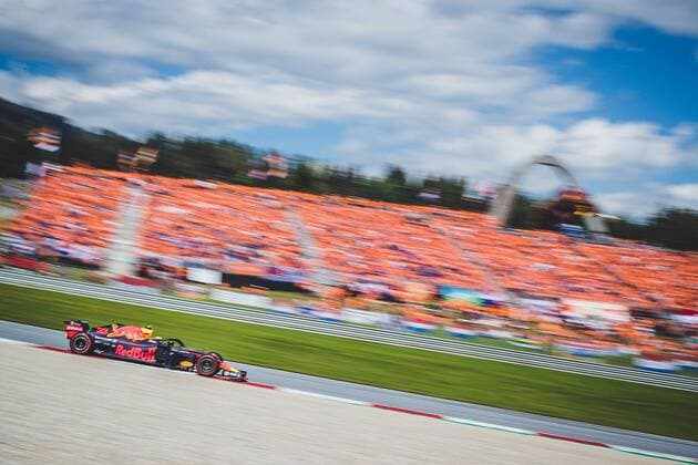 01.07.2018, Red Bull Ring, Spielberg, AUT, FIA, Formel 1, Grosser Preis von Oesterreich, Rennen, im Bild Max Verstappen (NED, Red Bull Racing) Dutch Formula One driver Max Verstappen of Red Bull Racing during race of the Austrian FIA Formula One Grand Prix at the Red Bull Ring in Spielberg, France on 2018 07 01. Spielberg